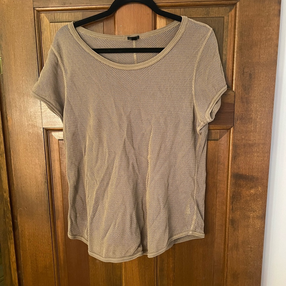 J. Crew Short Sleeve Net Shirt